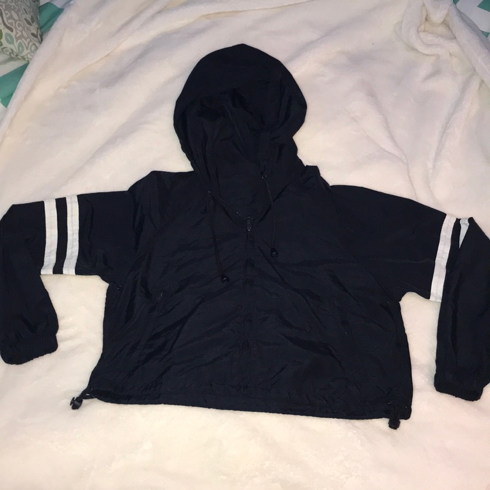 Navy Crop Jacket